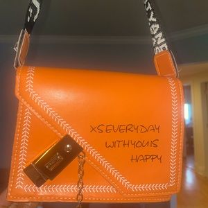 Orange Crossbody Purse